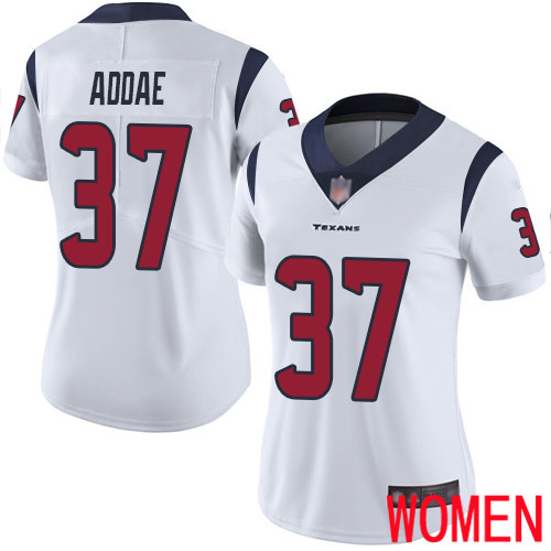 Houston Texans Limited White Women Jahleel Addae Road Jersey NFL Football 37 Vapor Untouchable